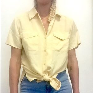 VINTAGE Anna .+ Frank Silk Button Up